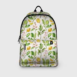 Рюкзак Летний узор лимон ветки листья, цвет: 3D-принт — фото 2