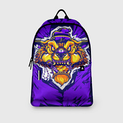 Рюкзак Граффити Лев фиолетовый, цвет: 3D-принт — фото 2