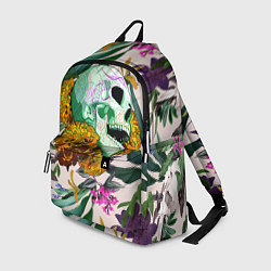 Рюкзак Череп в цветах, цвет: 3D-принт