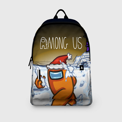 Рюкзак AMONG US НОВОГОДНИЙ / 3D-принт – фото 3