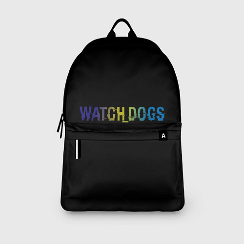 Рюкзак Watch Dogs Text / 3D-принт – фото 3