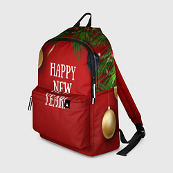 Рюкзак Happy New Year!, цвет: 3D-принт