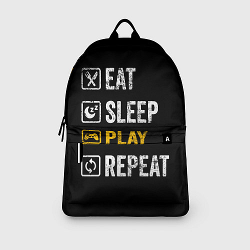 Рюкзак Eat Sleep Play Repeat / 3D-принт – фото 3