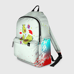 Рюкзак Новогодние Авокадо, цвет: 3D-принт