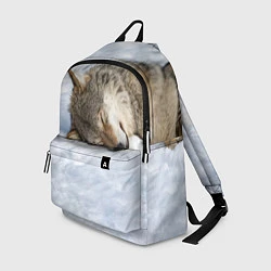 Рюкзак Спящий Волк, цвет: 3D-принт
