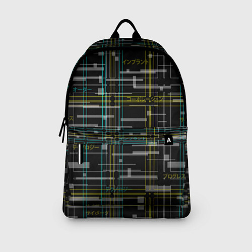 Рюкзак Cyberpunk Tartan / 3D-принт – фото 3