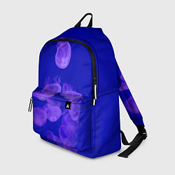 Рюкзак Медузы в синей глубине, цвет: 3D-принт