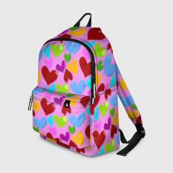 Рюкзак Сердца, цвет: 3D-принт