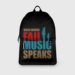 Рюкзак Музыка, цвет: 3D-принт — фото 2