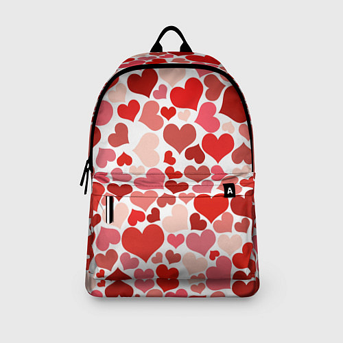 Рюкзак Множество сердец / 3D-принт – фото 3