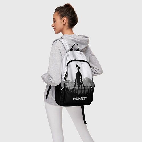 Рюкзак SIREN HEAD DARK FOREST / 3D-принт – фото 6
