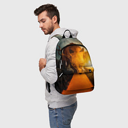 Рюкзак Лиса с рогами оленя, цвет: 3D-принт — фото 2