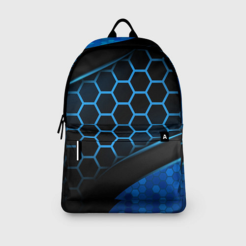 Рюкзак 3D luxury blue 3Д СОТЫ и плиты / 3D-принт – фото 3