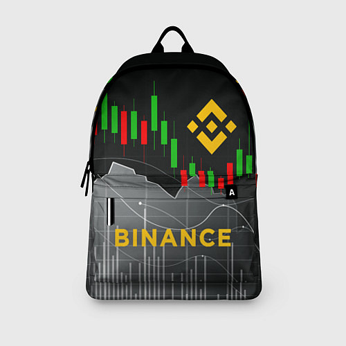 Рюкзак BINANCE БИНАНС ГРАФИК / 3D-принт – фото 3