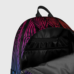 Рюкзак Фиолетовый узор 3D, цвет: 3D-принт — фото 2