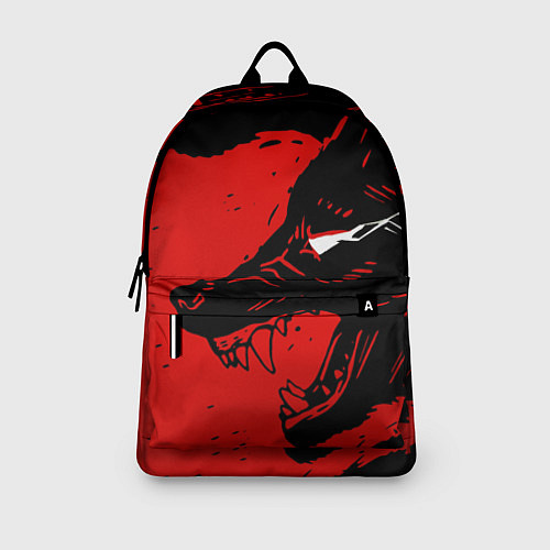 Рюкзак Красный волк 3D / 3D-принт – фото 3