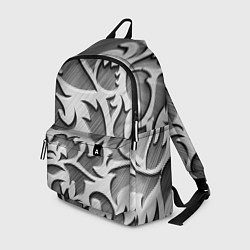 Рюкзак Монохромный узор, цвет: 3D-принт