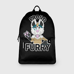 Рюкзак Furry wolf, цвет: 3D-принт — фото 2