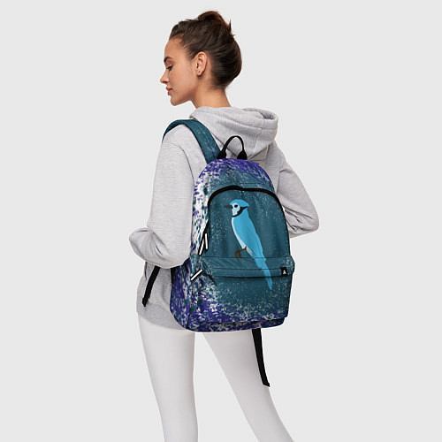 Рюкзак Голубая сойка / 3D-принт – фото 6