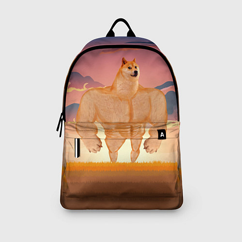 Рюкзак Мем собака качок DOGE / 3D-принт – фото 3