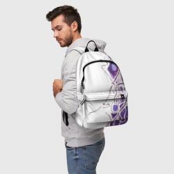 Рюкзак Фиолетовые нити, цвет: 3D-принт — фото 2