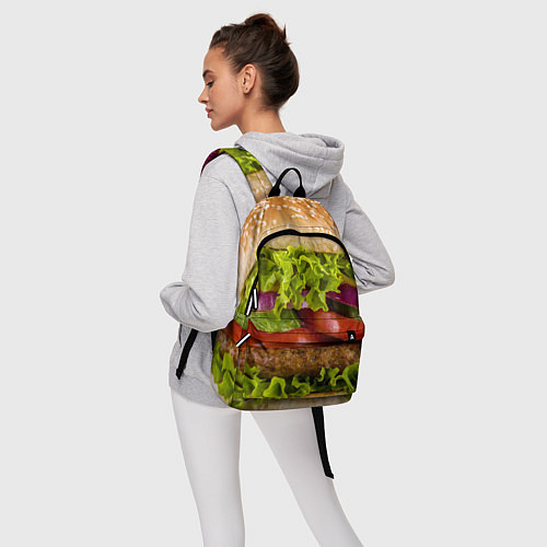 Рюкзак Бургер / 3D-принт – фото 6