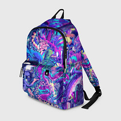Рюкзак Неоновые Звери, цвет: 3D-принт