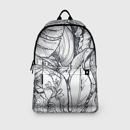 Рюкзак Тропические листья / 3D-принт – фото 3