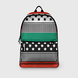 Рюкзак Полосатый звездный узор, цвет: 3D-принт — фото 2