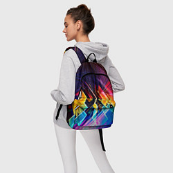 Рюкзак Цифровая радуга, цвет: 3D-принт — фото 2