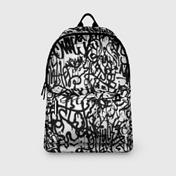 Рюкзак Graffiti black on white, цвет: 3D-принт — фото 2