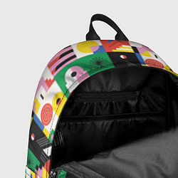 Рюкзак Геометрия города, цвет: 3D-принт — фото 2