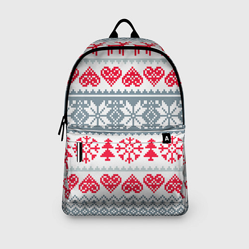 Рюкзак Вязаный рисунок / 3D-принт – фото 3