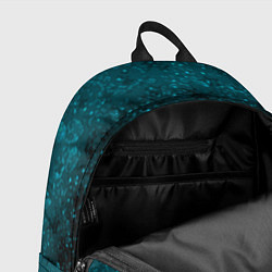 Рюкзак Черно-синие блестки, цвет: 3D-принт — фото 2