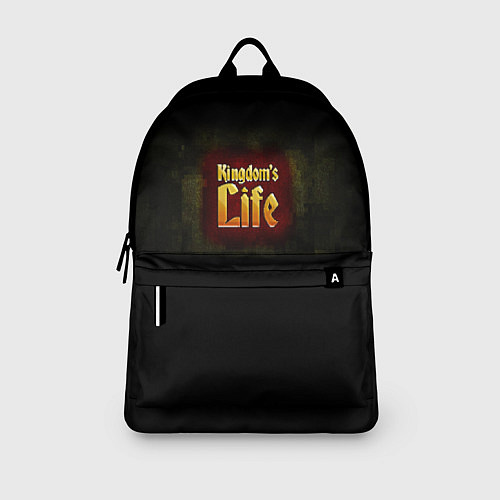 Рюкзак Kingdoms Life official logo / 3D-принт – фото 3