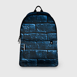 Рюкзак Неоновая, кирпичная стена, цвет: 3D-принт — фото 2