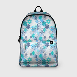 Рюкзак Зимние Снежные Узоры, цвет: 3D-принт — фото 2