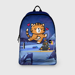 Рюкзак Влюбленный тигренок с сердечками, цвет: 3D-принт — фото 2