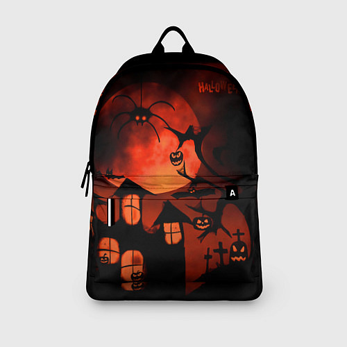Рюкзак Красная луна на Хэллоуин / 3D-принт – фото 3