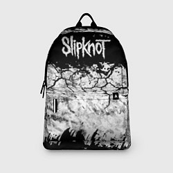 Рюкзак Надпись Слипкнот Рок Группа ЧБ Slipknot, цвет: 3D-принт — фото 2
