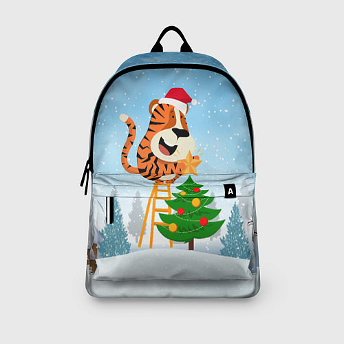 Рюкзак Тигр украшает новогоднюю елку / 3D-принт – фото 3