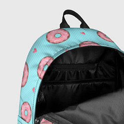 Рюкзак Розовые пончики, цвет: 3D-принт — фото 2