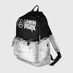 Рюкзак Линкин Парк Лого Рок ЧБ Linkin Park Rock, цвет: 3D-принт