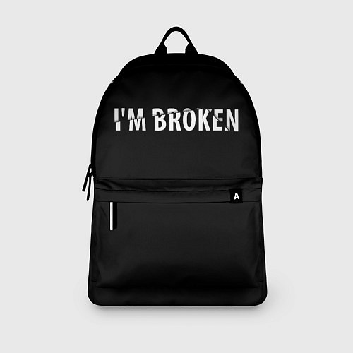 Рюкзак Im broken Я сломан / 3D-принт – фото 3