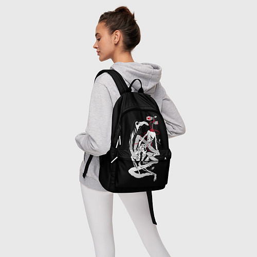 Рюкзак СИРЕНОГОЛОВЫЙ И ЛОШАДЬ SIREN HEAD & HORSE / 3D-принт – фото 6
