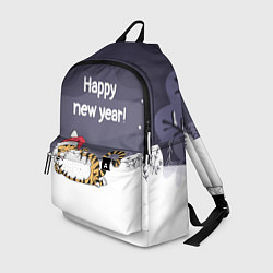 Рюкзак Happy New Year 2022 Тигр, цвет: 3D-принт