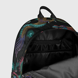 Рюкзак Цветные драконы, цвет: 3D-принт — фото 2