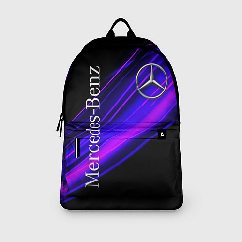 Рюкзак MERCEDES-BENZ МЕРСЕДЕС-БЕНЗ ПУРПУРНЫЙ / 3D-принт – фото 3