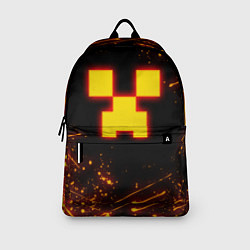 Рюкзак ОГНЕННЫЙ КРИПЕР, МАЙНКРАФТ, цвет: 3D-принт — фото 2