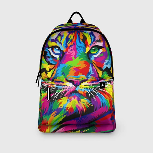 Рюкзак Тигр в стиле поп-арт / 3D-принт – фото 3